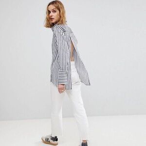 Reclaimed Vintage Mixed Print Oversized Shirt